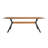 Alyshia Oak Metal Top Dining Table-2025314278
