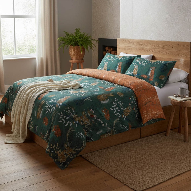 Polycotton No Pattern Duvet Cover with Pillowcases