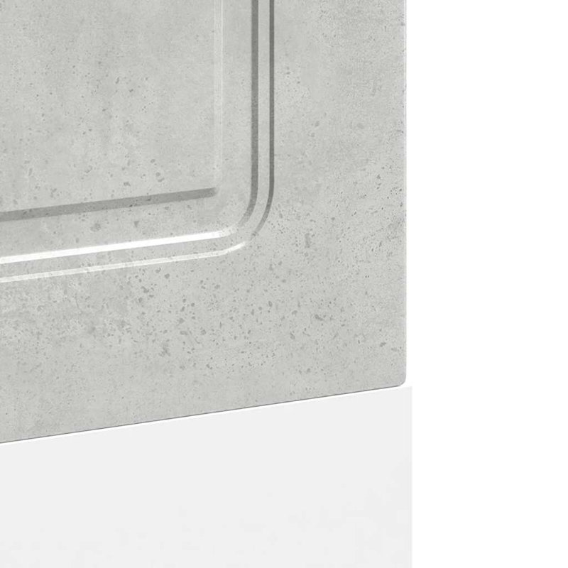 Dishwasher Panel Kalmar Artisan Oak 1.5X67 Cm Engineered Wood, Concrete Grey, 67cm H x 60cm W x 1.5cm D