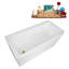 Baignoire autoportante 59 "avec drain interne Streamline-101697837