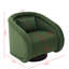 Fauteuil d'appoint pivotant avec assise rembourrée-129543136