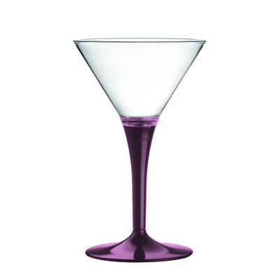 Polycarbonate Martini Glass - 12 Pieces
