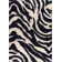 Tapis à motif imprimé animal noir Dondre