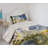 Puppy Eclectic Polyester Abstract Coverlet-41889361