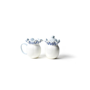 Ensemble Iris Blue Sugar & Creamer