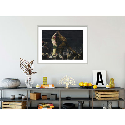 «Les deux membres de ce club» par George Wesley Bellows - impression giclée encadrée