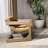 Bridges Upholstered Accent Chair in Mustard and Natural Ash-1549594599