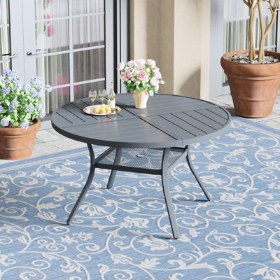 40.6’’ Outdoor Round Patio Dining Table