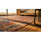 Antique Soumak Caucasian Allover Geometric Flat Weave Rug