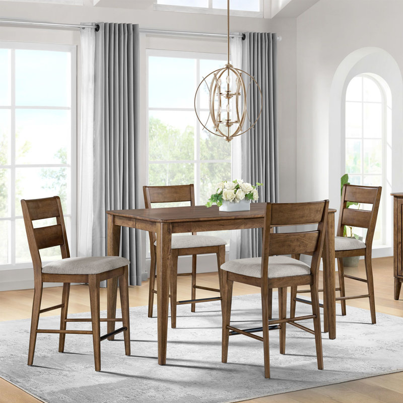 Chene 54" Dining Table with Leaf, Honey