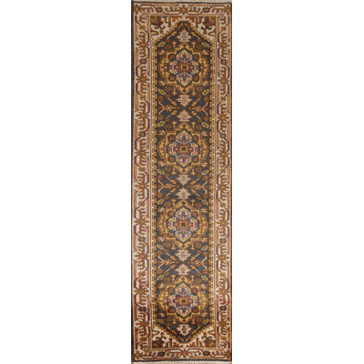One-of-a-Kind 2'6'' X 9'11'' New Age Runner Wool Area Rug in