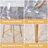 25.6" Modern Clear Acrylic Counter Height Bar Stools with Metal Frame and Footrest-1919339549-1919339548
