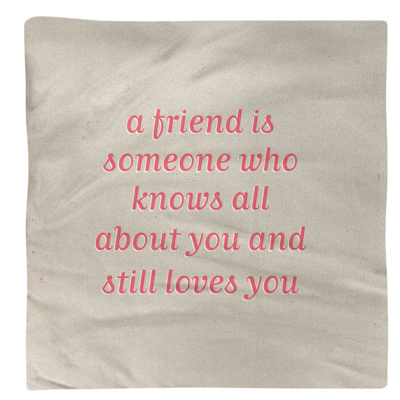 Polyester, Cotton No Pattern Square Napkin, White/Red Offset, Polyester, 10" L x 10" W