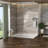 10 Inch Square Shower System - Dual Heads With Ceiling Mount, Handheld And Rainfall For Luxury Head In Mount Handheld, -Balanced Valve-127299592