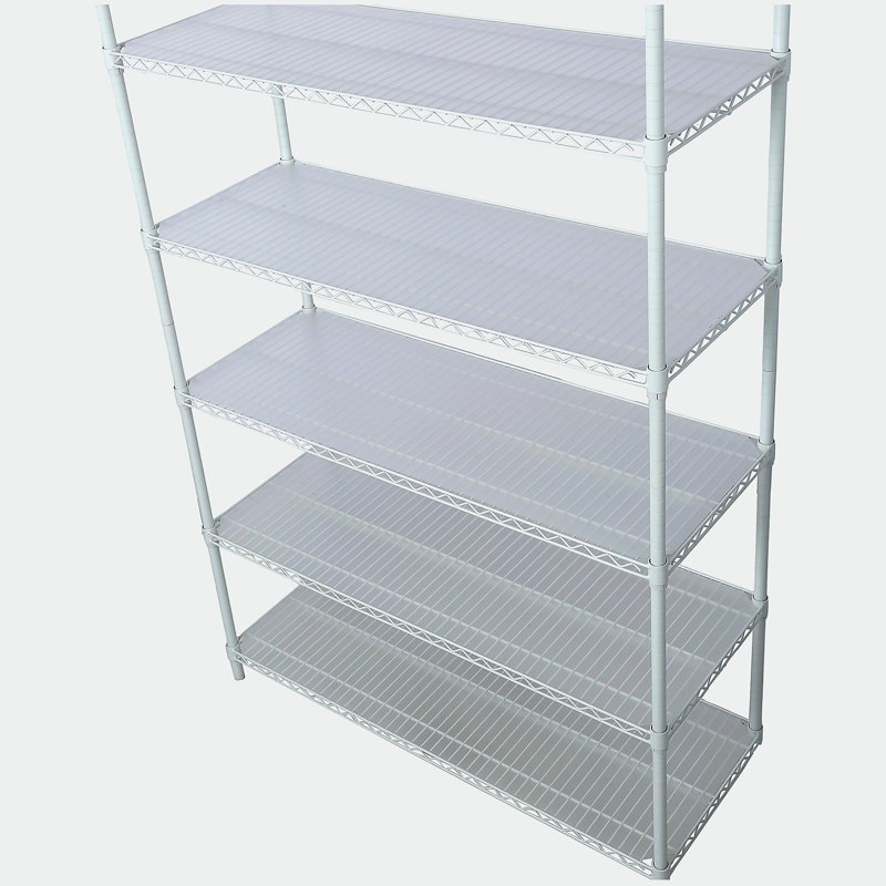 Étagère en métal à 6 niveaux avec capacité de 6 000 lb NSF, White