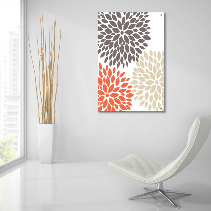 Winston Porter «Warm Encounters 1» par Leslie Fuqua, art mural en verre acrylique, ACR-15582, H 36 po x l 24 po x P 0,2 po