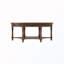 Table basse ovale avec tiroirs et tablettes-1606390270