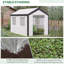 Serre de plain-pied 10 pi x 7 pi x 7 pi Outsunny
