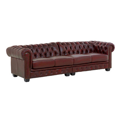 2-Sitzer Sofa Mable aus Echtleder