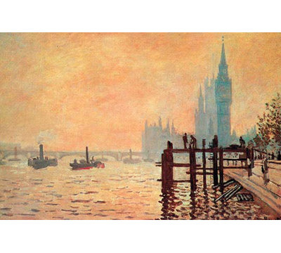" The Thames And Westminster " by Claude Monet