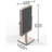 Mirror Image Modern & Contemporary Magnifying Makeup / Shaving Mirror-1524829250