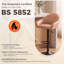 Swivel Yes Bar Stool with Steel Frame