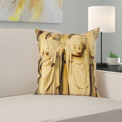 Notre Dame Square Pillow Cover & Insert