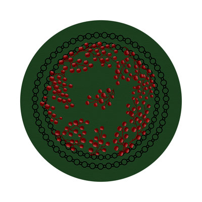 Napperon Christmas Berries
