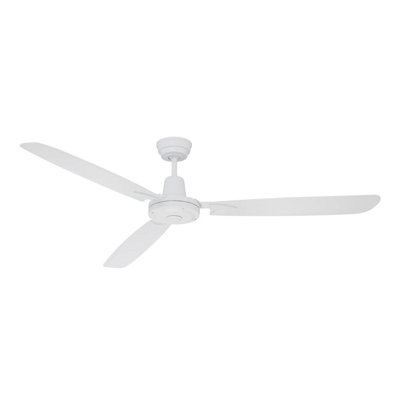 Ventilateur de plafond standard de 58 po à trois pales avec commande murale Velocity