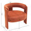Chaise d'appoint avec pieds en bois robustes-129543159