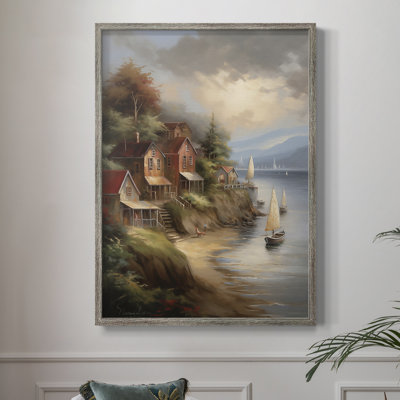 «LANDSCAPES Series CCLxx III», reproduction encadrée - bois massif