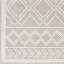 Tapis géométrique tissé à la machine Anfaniola en taupe / gris-1364057771