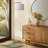Montage Modern 60 in. Unique Standing Mid Century Modern Floor Lamp with Fabric Drum Shade - LED Bul-266565202-183064411