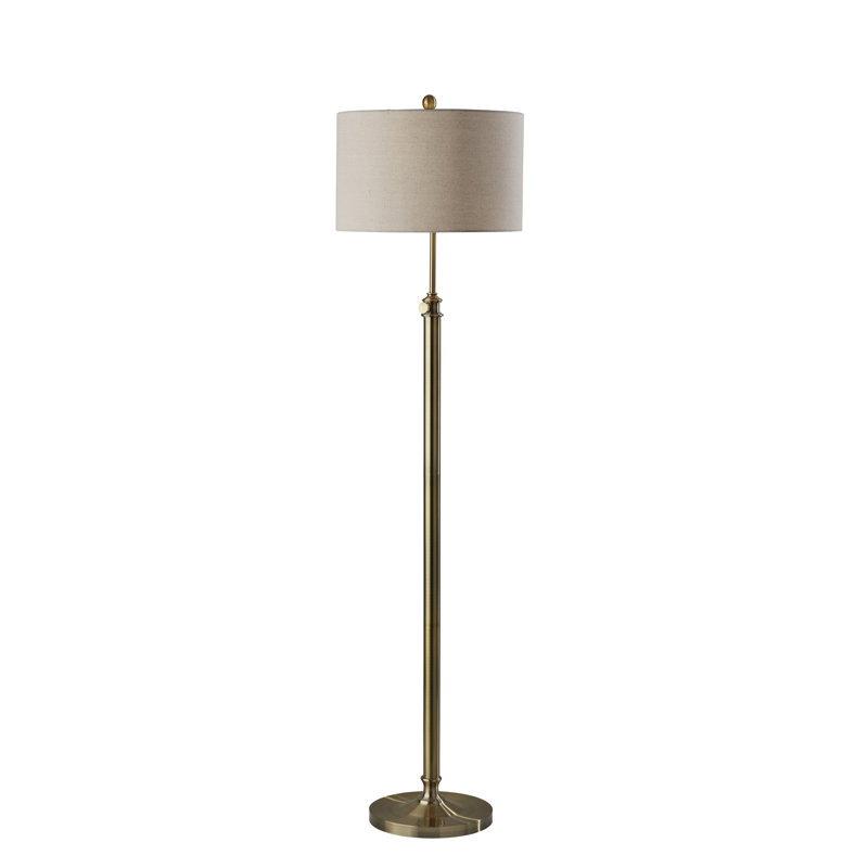 Elita 65.5'' Traditional Floor Lamp, Antique Brass