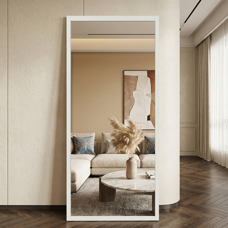 Miroir pleine longueur Yisharte, Blanc