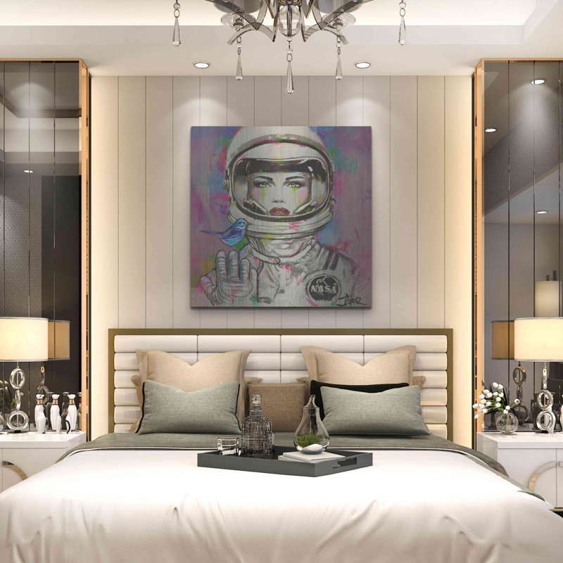 «Nova Nova» par Loui Jover, art mural en métal, H 36 po x l 36 po