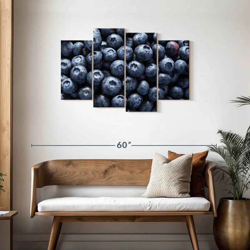 Yarlin Fresh Blueberries, 27" H x 43" W