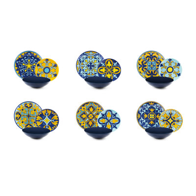 Sofia 18 Piece Dinnerware Set - Service for 6