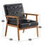 Rodney Faux Leather Armchair-1362016130