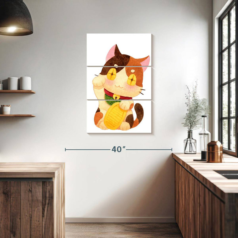 Brampt Chinese Cat, 38" H x 24" W