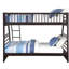 Lit simple TG / grand lit superposé avec rangement