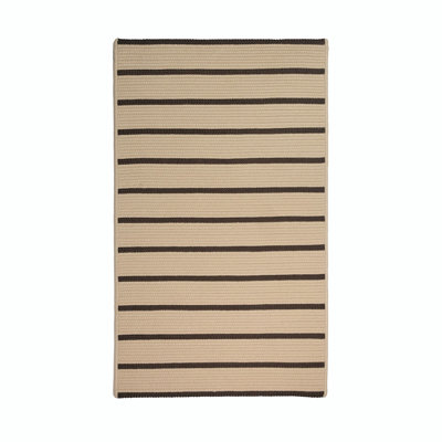 Tapis intérieur / extérieur en polypropylène tressé à la machine Rectangle Kemone