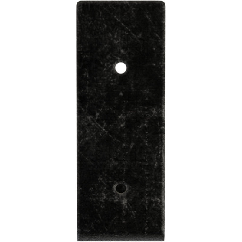 Support de tablette en acier, H 5 po x l 2 po x P 6 po, Argent antique