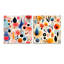 Clotaire - Ensemble de 2 verres muraux abstraits géométriques en acrylique-103929442
