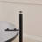 Yenings Faux Fur Upholstered Ottoman with Lower Shelf & Metal Legs-114555173