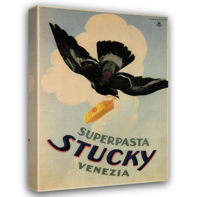 Art sur toile tendue de la collection Trinx Vintage Apple Collection: Stucky Pasta