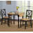 2 - Person Solid Wood Solid Wood Top Four Leg Dining Set-628347284-628347283