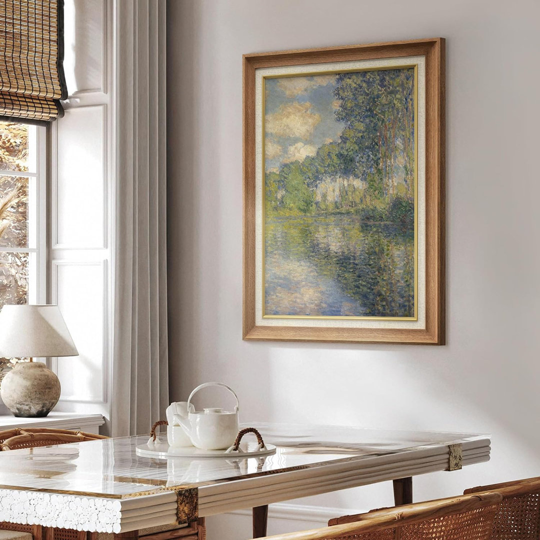 Famous Artwork " Verdant Forest Landscape Claude Monet Classical " IDEA4WALL Mat