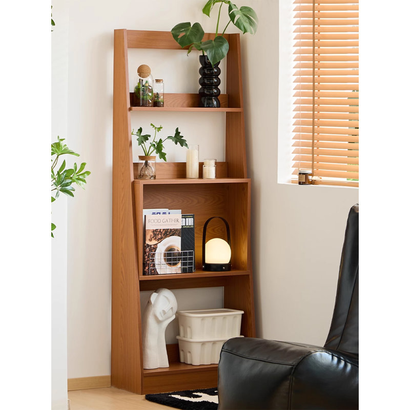 Étagère en bois minimaliste pour salon