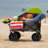 Mac Sports Collapsible All Terrain Beach Utility Wagon Cart with Table-50271081